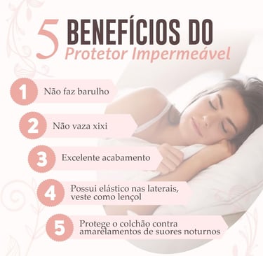 beneficios Capa de Colchão Casal