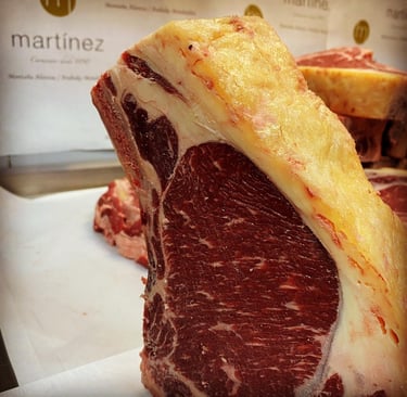 a piece of meat on a cutting board