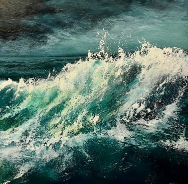 Chaos - Painting by MJ Dominey