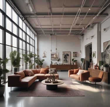 The image depicts the entrance of a building with a large glass door, surrounded by brick walls and climbing ivy. Inside, there is a prominent digital display showing an image of a person, adding a modern touch to the otherwise classic exterior. The interior is softly lit, creating an inviting atmosphere.