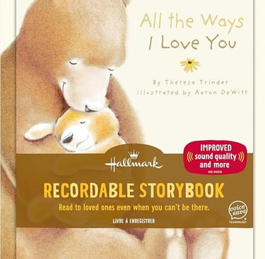 a book cover of a storybook with a teddy bear