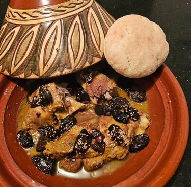 tagine de viande aux pruneaux