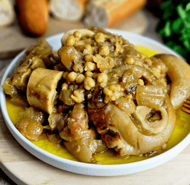 pieds de veau à la marocaine