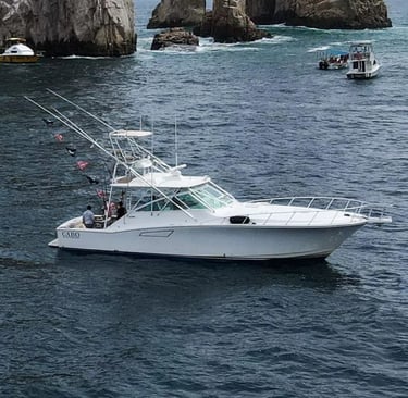 yate de pesca deportiva cabo express 45 el arco