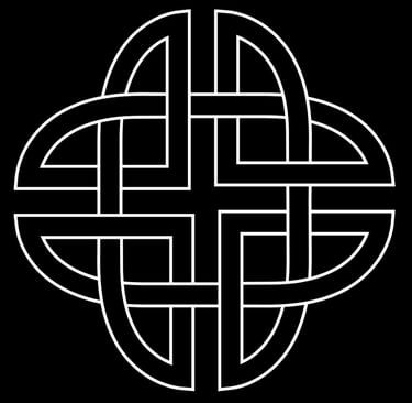 Noeid celtique. The shield knot.
