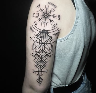 Tatouage d'un Sigil viking