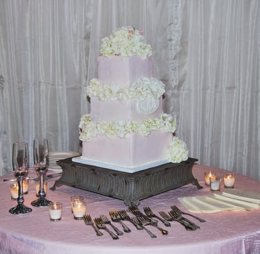 tiered wedding cake