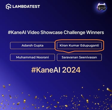Video Showcase Challenge