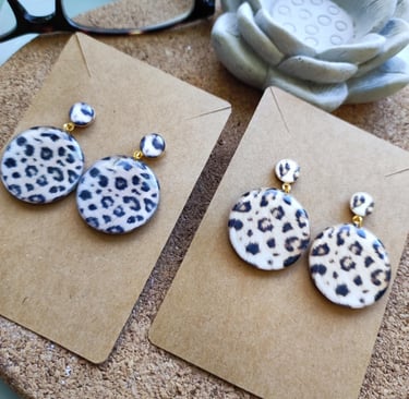 boucles d'oreille pantère