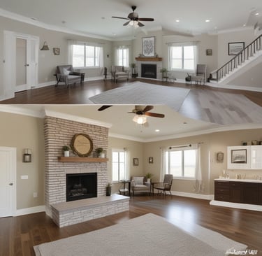 Bright living room with modern inventory