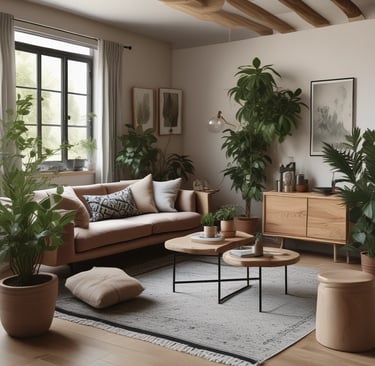 greenery in indoor interior