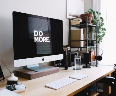 Do More phrase on a computer screen