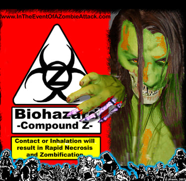 Compound Z warning sign