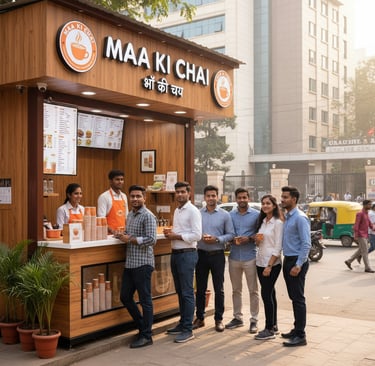 Maa Ki Chai franchise startup investment breakdown 1.5 lakh low cost tea business