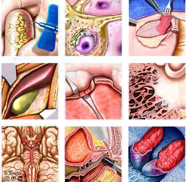 a collage of pictures of a person with a toothbrush