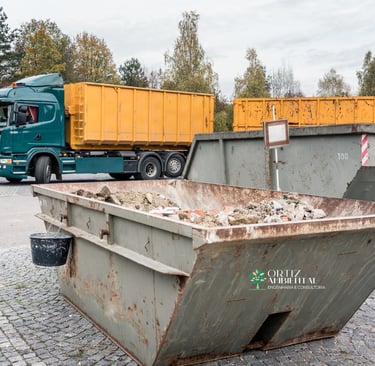 CAMINHÃO E CAÇAMBA