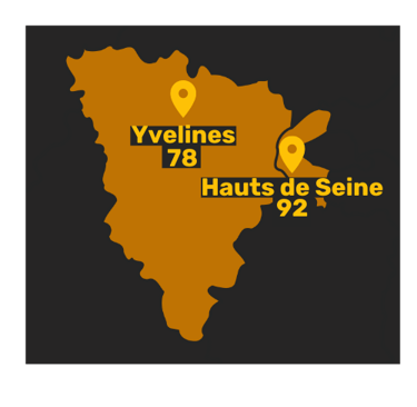Zone d'intervention Yvelines et Hauts de Seine pour l'extermination de nuisibles