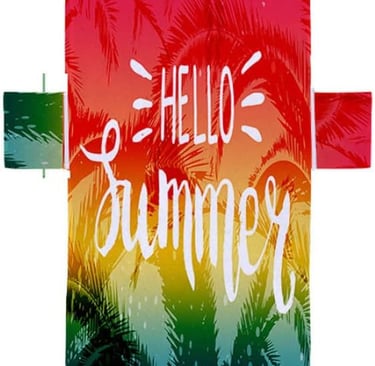 a beach towel with a hello hello hello hello hello hello hello hello hello hello hello