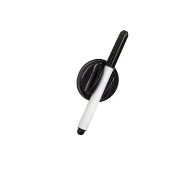 markeris su laikikliu stiklinei lentai