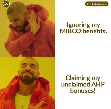 Claiming my unclaimed AHP bonuses!