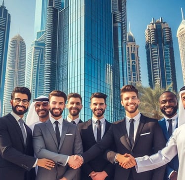 Business Men in Dubai Image