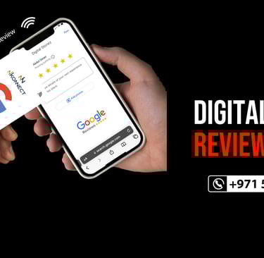 Digital Googel Review Card NFC
