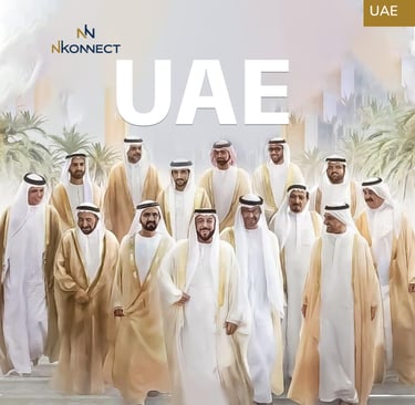 laders of seven emirates of UAE