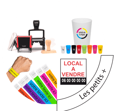 goodies tampon gobelet bracelet panneaux 16 Print Charente Angoulême