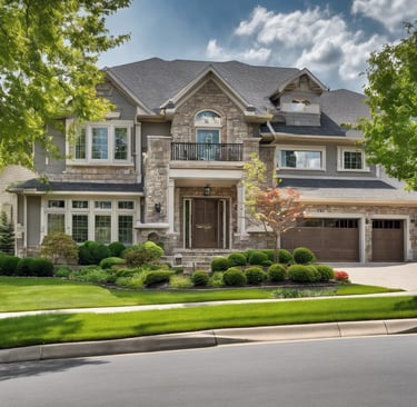 A suburban home upscale