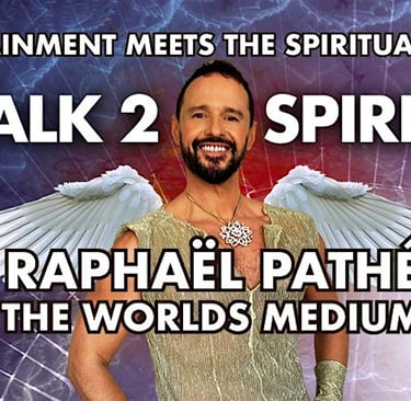 Raphaël Pathé Talk2Spirits at The Palm cabaret in Puerto Vallarta