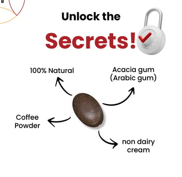 a coffee beanie with a lock lock on it