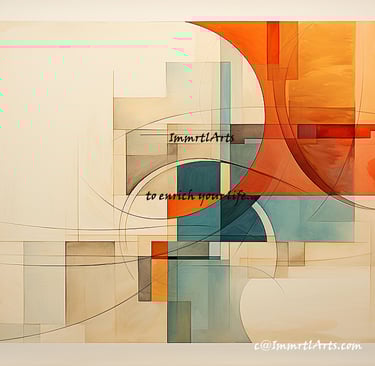 #1 The Transition an abstract painting