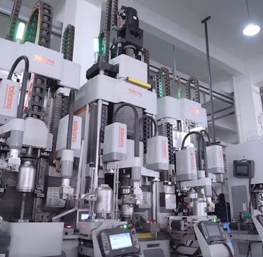 Automatic metalworking production line