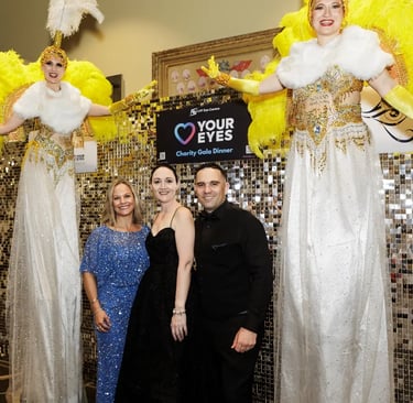 Silver Shimmer Wall spotted at the Eye Ball Charity Dinner in Brisbane City, Brisbane - party hire by SweetAz Co.