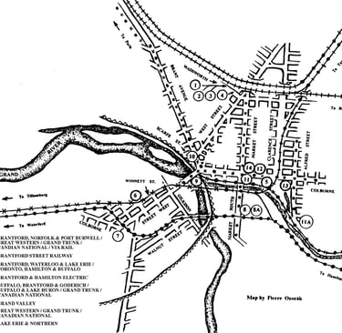 Brantford Railway stations