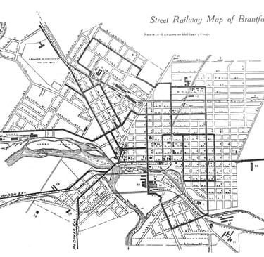 Street Railway map