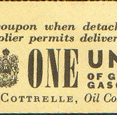 Gasoline ration coupon