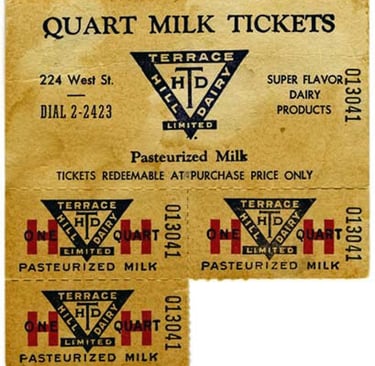 Milk tickets