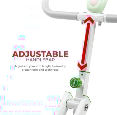 Row and ride exercise machine