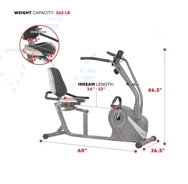 recumbent bike details