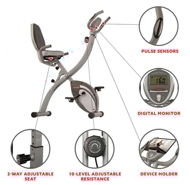 recumbent bike features