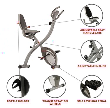recumbent bike features