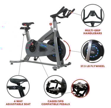 exercise bike dimensions