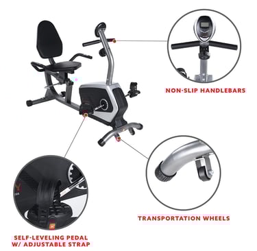 recumbent bike features
