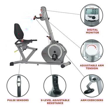 recumbent bike features