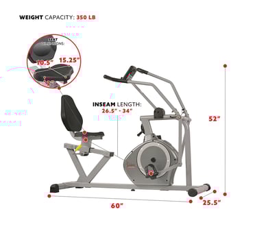 recumbent bike details