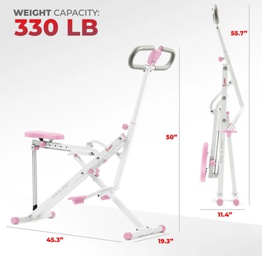 Row and ride exercise machine