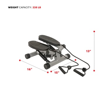 stepper dimensions