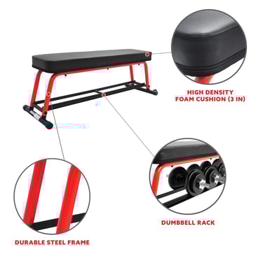 Flat weight bench