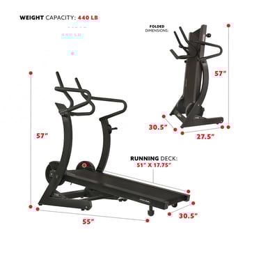 treadmill dimensions